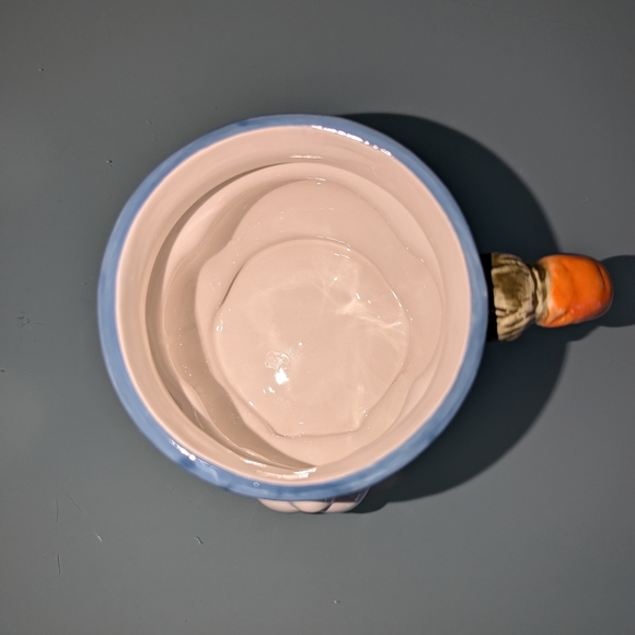 Easter Bunny Rabbit Ceramic Collectible Holiday 3D 16oz Mug - Stamped SBI - Picture 4 of 6